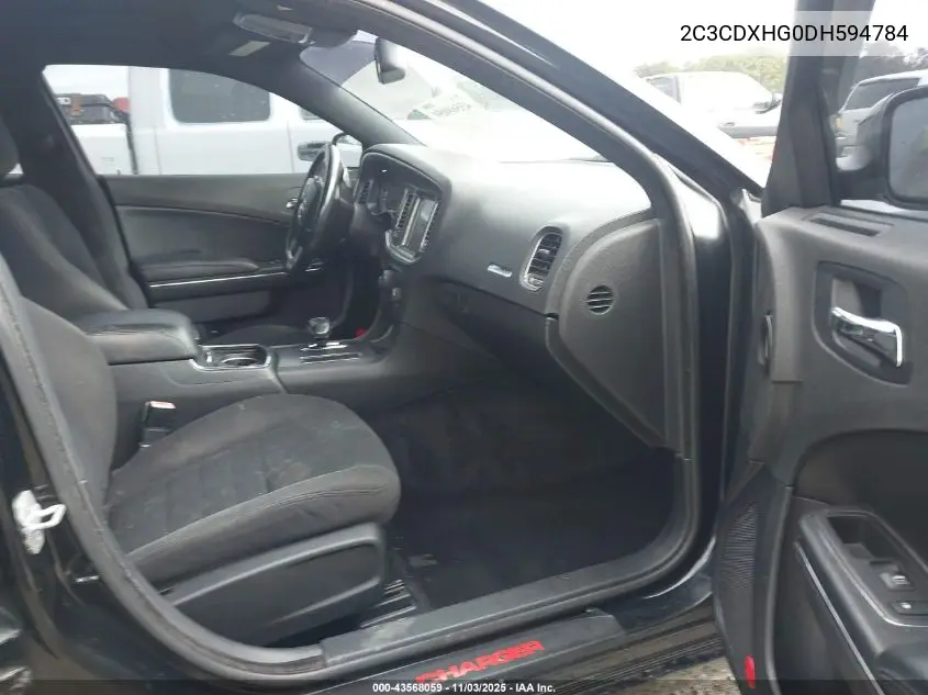 2C3CDXHG0DH594784 2013 Dodge Charger Sxt