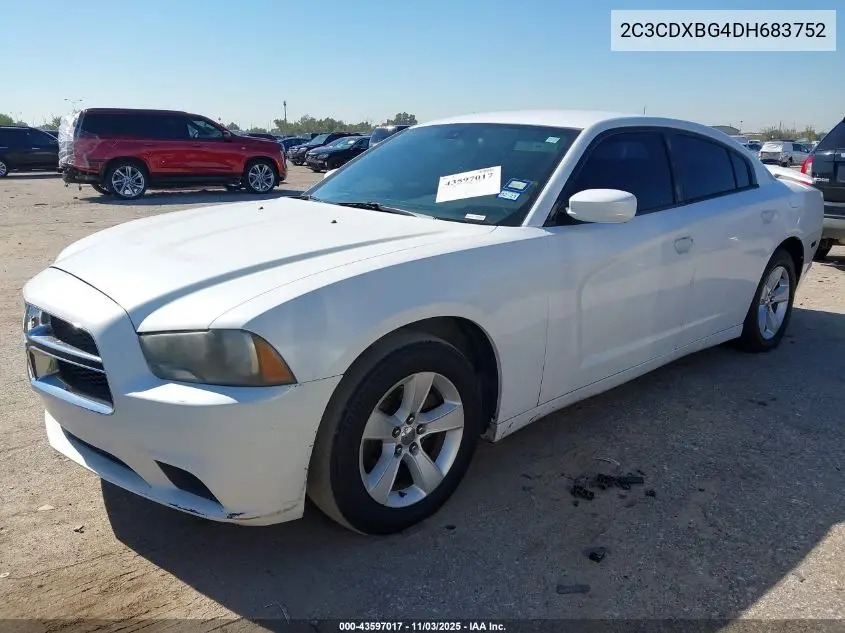 2C3CDXBG4DH683752 2013 Dodge Charger Se