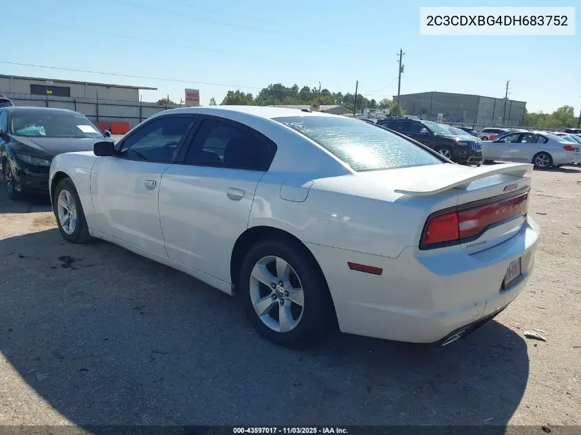 2C3CDXBG4DH683752 2013 Dodge Charger Se