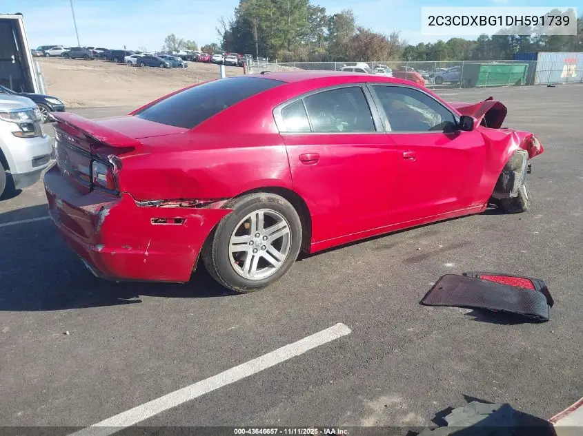 2C3CDXBG1DH591739 2013 Dodge Charger Se