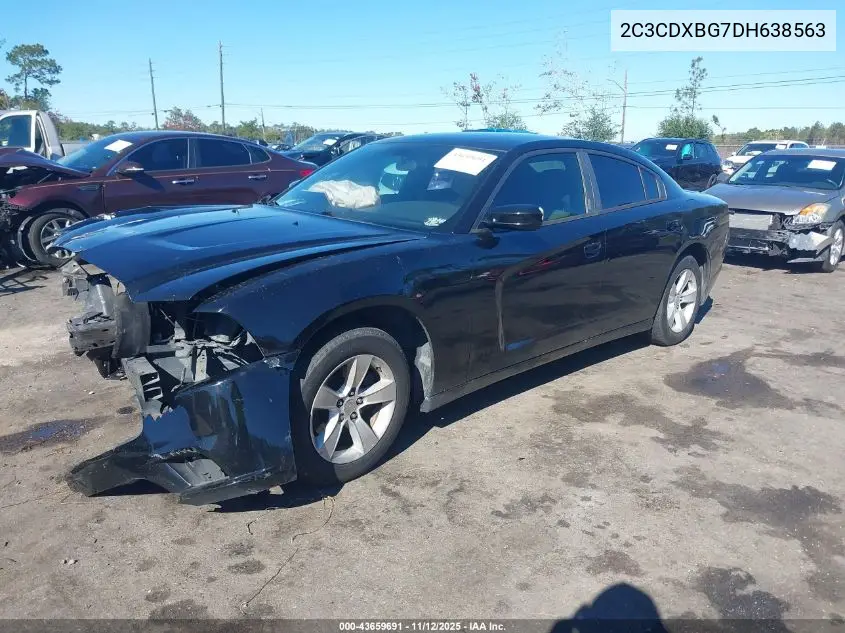 2C3CDXBG7DH638563 2013 Dodge Charger Se