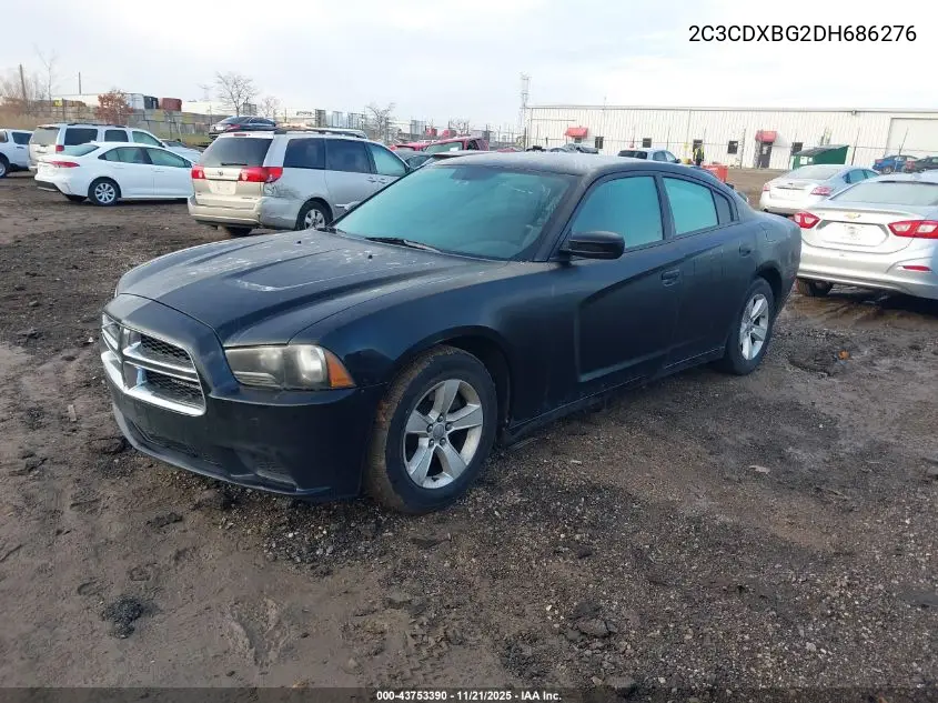 2C3CDXBG2DH686276 2013 Dodge Charger Se