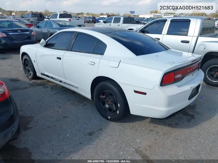 2C3CDXAG0DH521683 2013 Dodge Charger Police