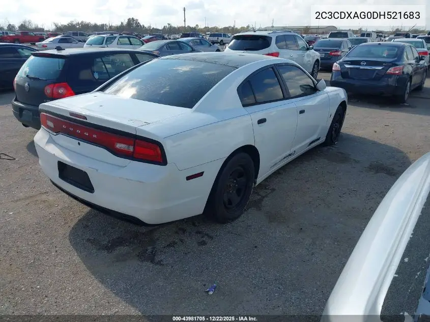 2C3CDXAG0DH521683 2013 Dodge Charger Police