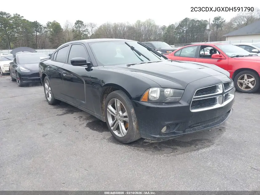 2C3CDXJGXDH591790 2013 Dodge Charger Sxt