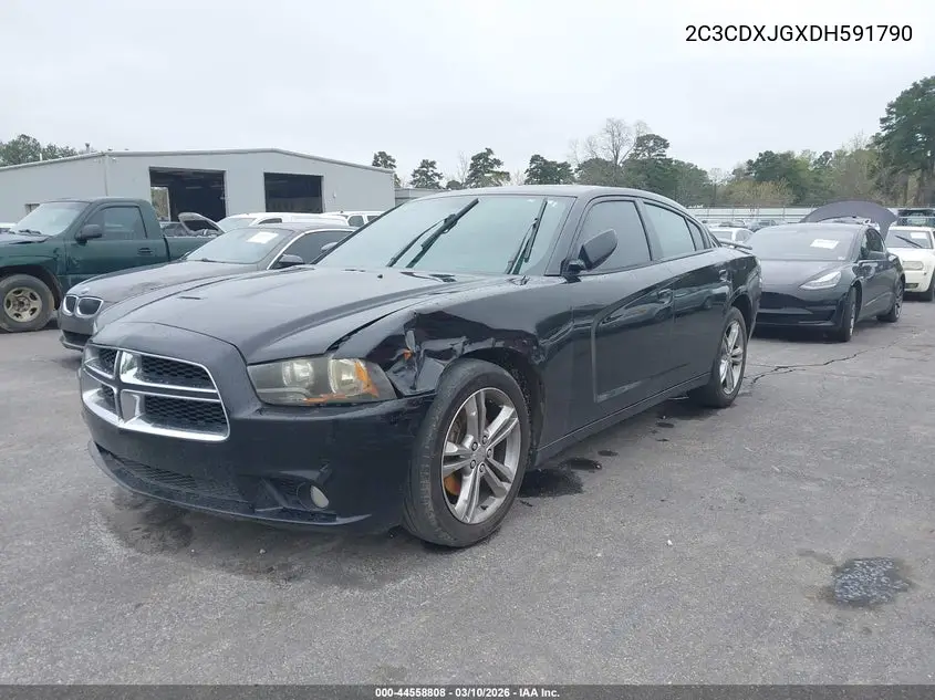 2C3CDXJGXDH591790 2013 Dodge Charger Sxt
