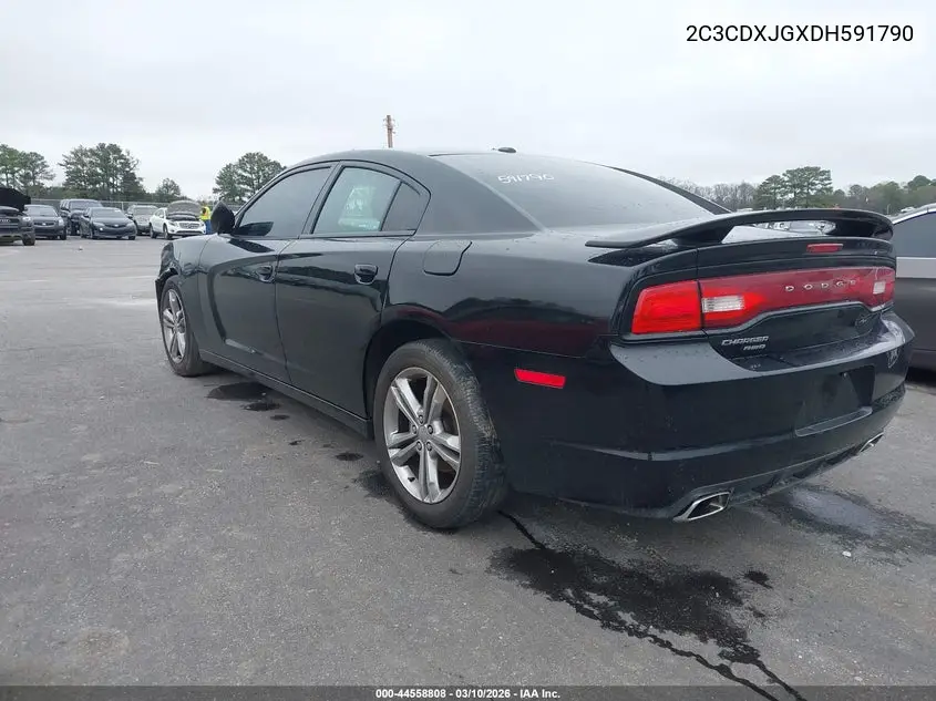 2C3CDXJGXDH591790 2013 Dodge Charger Sxt