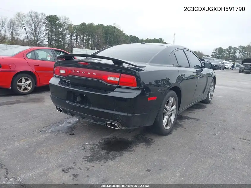 2C3CDXJGXDH591790 2013 Dodge Charger Sxt