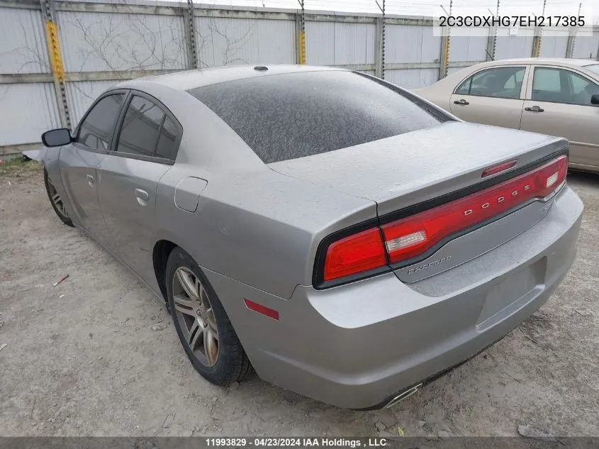 2C3CDXHG7EH217385 2014 Dodge Charger Sxt