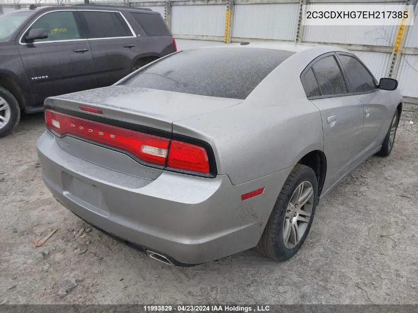 2C3CDXHG7EH217385 2014 Dodge Charger Sxt