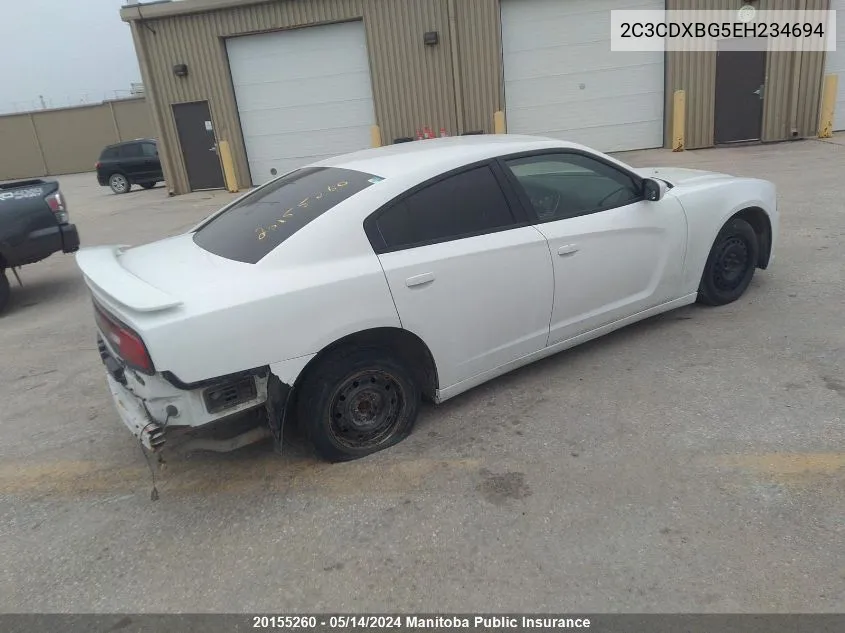 2C3CDXBG5EH234694 2014 Dodge Charger Se