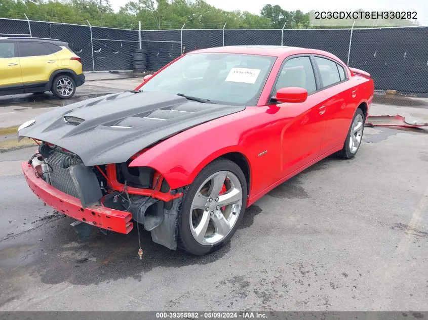 2014 Dodge Charger R/T Plus VIN: 2C3CDXCT8EH330282 Lot: 39365982