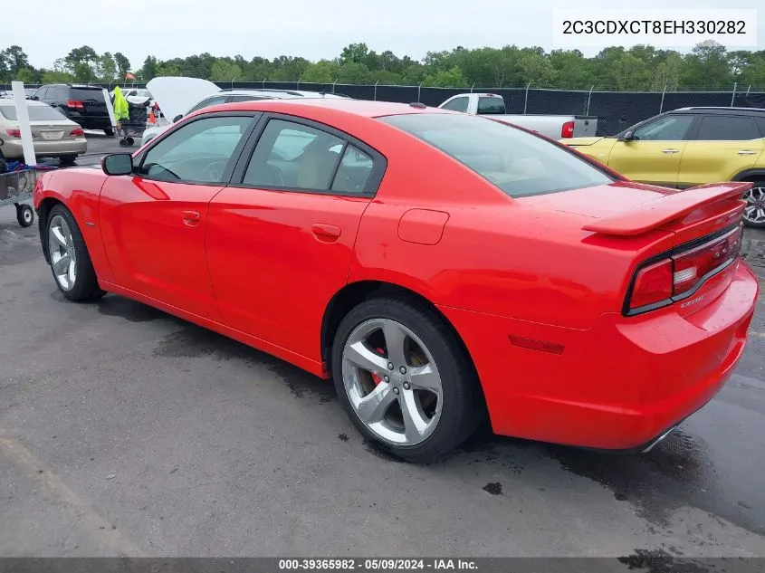 2014 Dodge Charger R/T Plus VIN: 2C3CDXCT8EH330282 Lot: 39365982