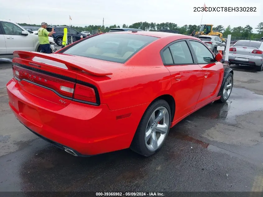 2014 Dodge Charger R/T Plus VIN: 2C3CDXCT8EH330282 Lot: 39365982