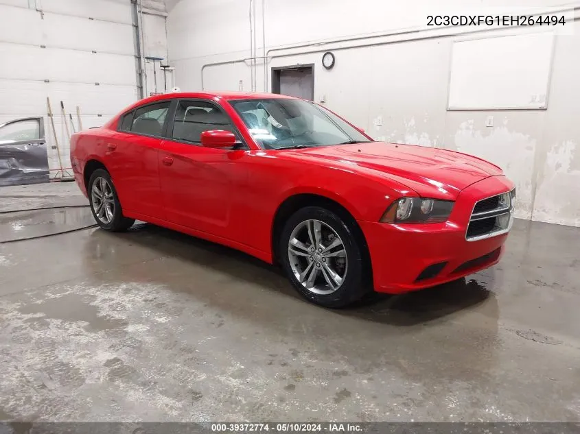 2014 Dodge Charger Se VIN: 2C3CDXFG1EH264494 Lot: 39372774