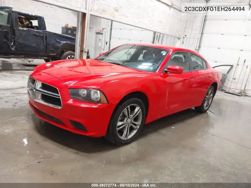 2C3CDXFG1EH264494 2014 Dodge Charger Se