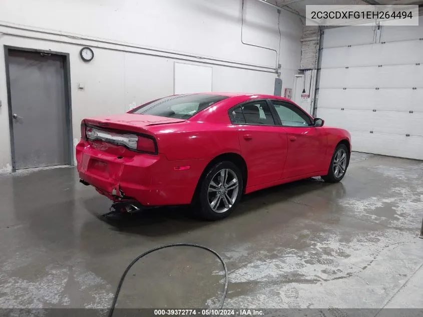 2014 Dodge Charger Se VIN: 2C3CDXFG1EH264494 Lot: 39372774