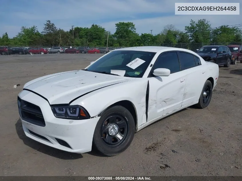 2014 Dodge Charger Police VIN: 2C3CDXAG9EH264458 Lot: 39373085