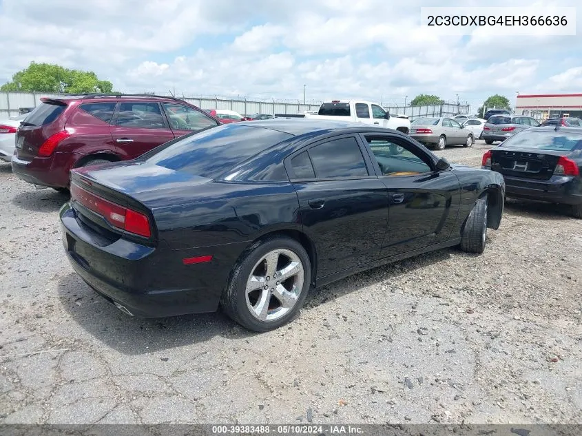 2C3CDXBG4EH366636 2014 Dodge Charger Se