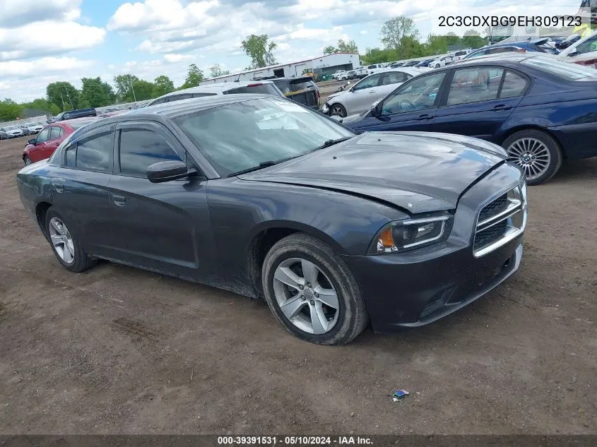 2014 Dodge Charger Se VIN: 2C3CDXBG9EH309123 Lot: 39391531