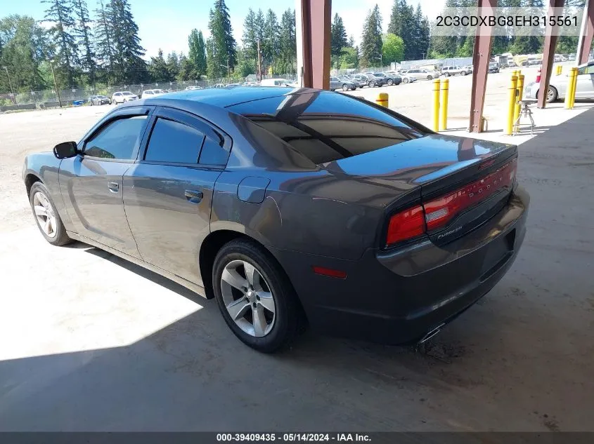 2C3CDXBG8EH315561 2014 Dodge Charger Se