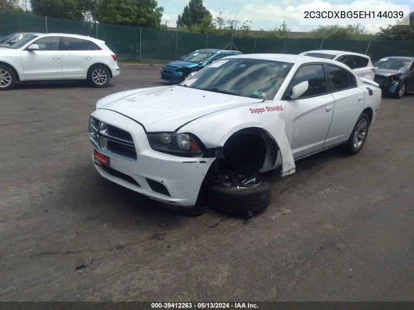 2014 Dodge Charger Se VIN: 2C3CDXBG5EH144039 Lot: 39412263