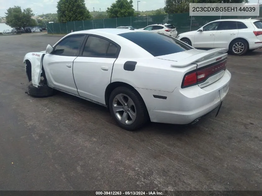 2014 Dodge Charger Se VIN: 2C3CDXBG5EH144039 Lot: 39412263