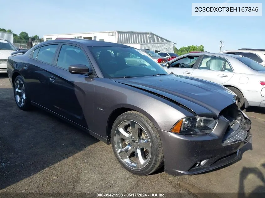 2C3CDXCT3EH167346 2014 Dodge Charger R/T