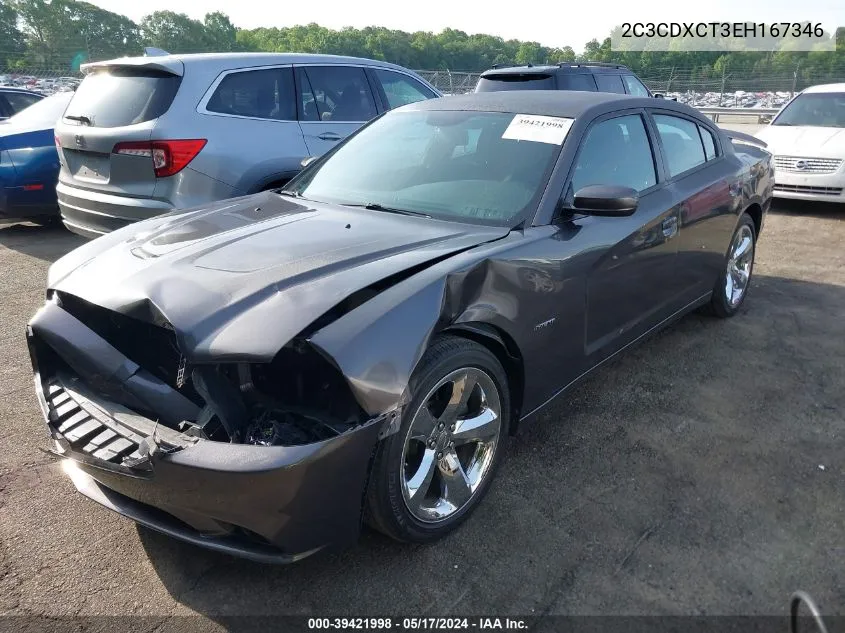 2014 Dodge Charger R/T VIN: 2C3CDXCT3EH167346 Lot: 39421998