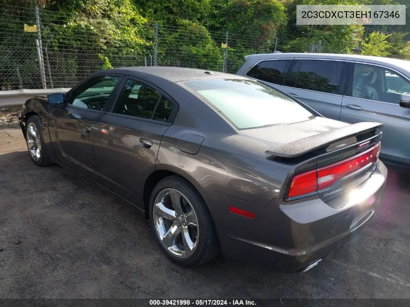 2C3CDXCT3EH167346 2014 Dodge Charger R/T