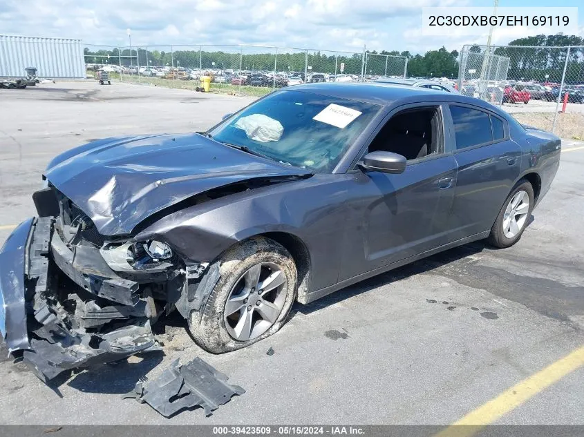 2014 Dodge Charger Se VIN: 2C3CDXBG7EH169119 Lot: 39423509