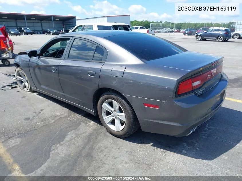 2014 Dodge Charger Se VIN: 2C3CDXBG7EH169119 Lot: 39423509