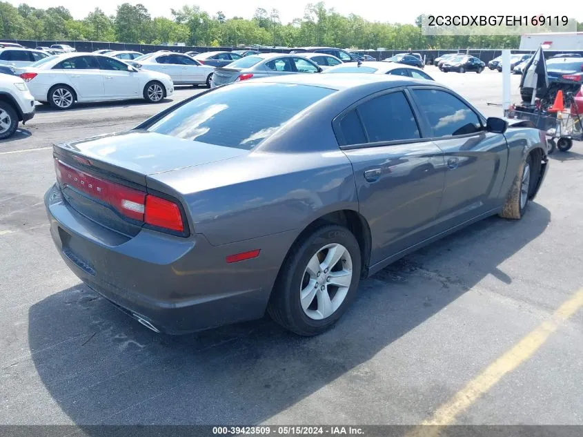 2014 Dodge Charger Se VIN: 2C3CDXBG7EH169119 Lot: 39423509