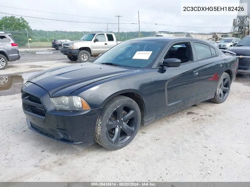 2014 Dodge Charger Sxt VIN: 2C3CDXHG5EH182426 Lot: 39435614