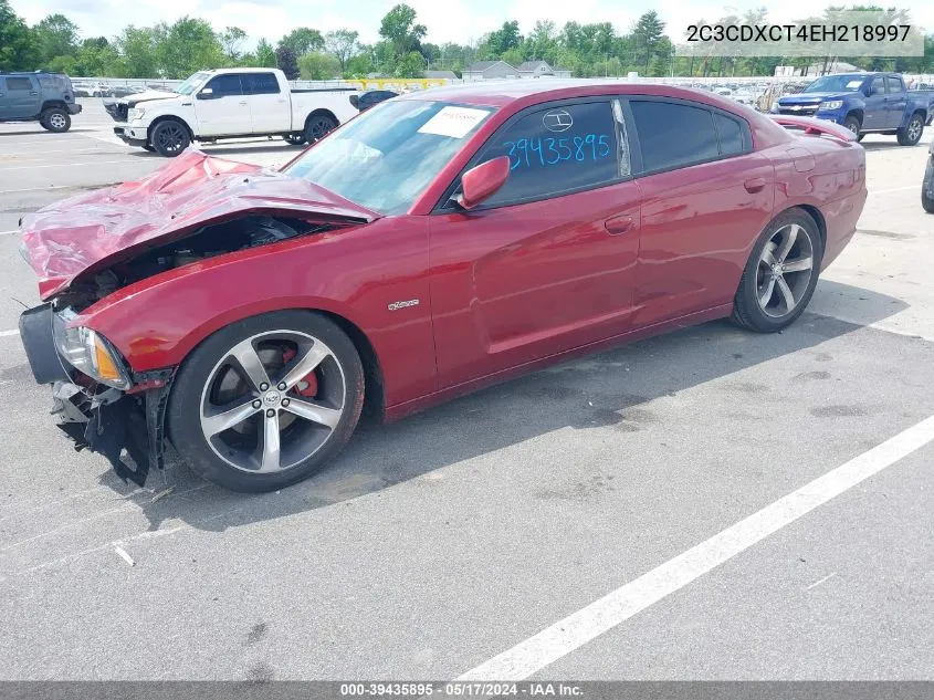 2014 Dodge Charger R/T 100Th Anniversary VIN: 2C3CDXCT4EH218997 Lot: 39435895