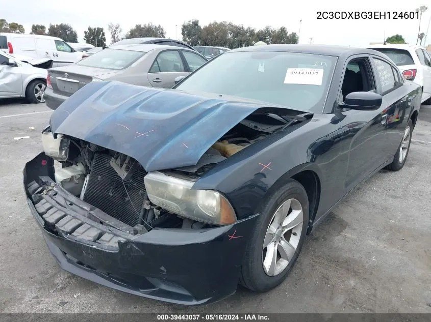 2014 Dodge Charger Se VIN: 2C3CDXBG3EH124601 Lot: 39443037