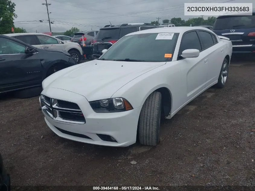 2014 Dodge Charger Sxt VIN: 2C3CDXHG3FH333683 Lot: 39454168