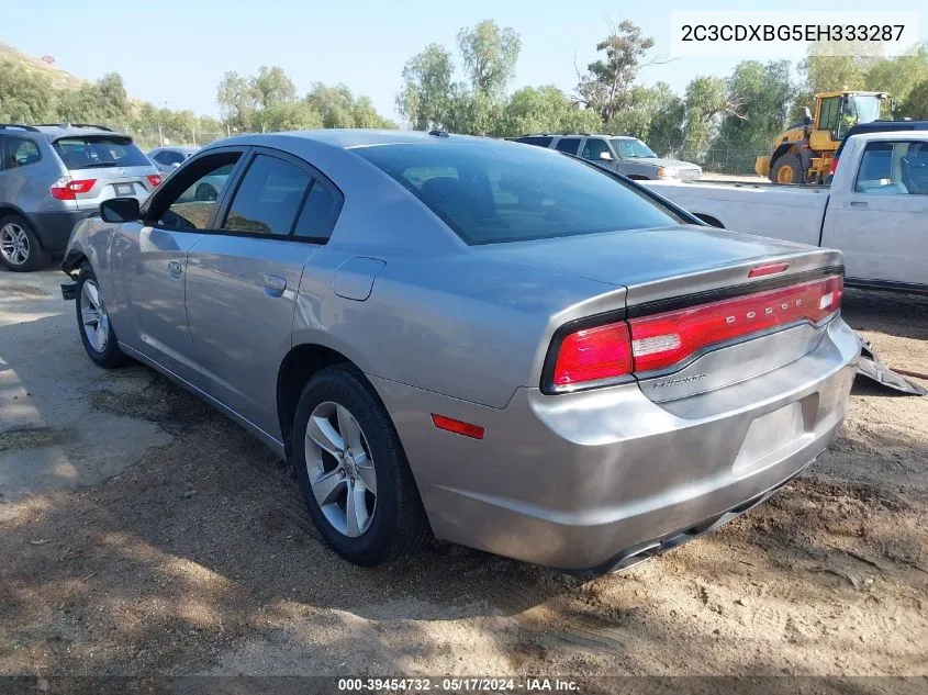 2014 Dodge Charger Se VIN: 2C3CDXBG5EH333287 Lot: 39454732