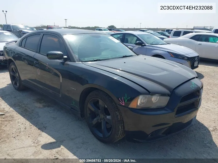 2014 Dodge Charger R/T VIN: 2C3CDXCT4EH232088 Lot: 39456753