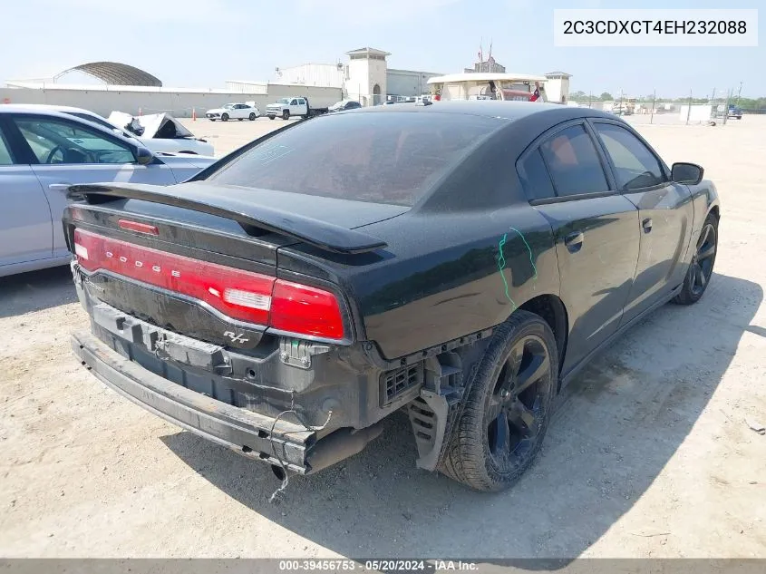 2014 Dodge Charger R/T VIN: 2C3CDXCT4EH232088 Lot: 39456753