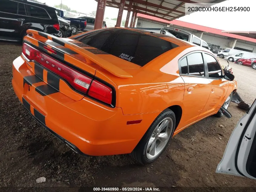 2C3CDXHG6EH254900 2014 Dodge Charger Sxt Plus