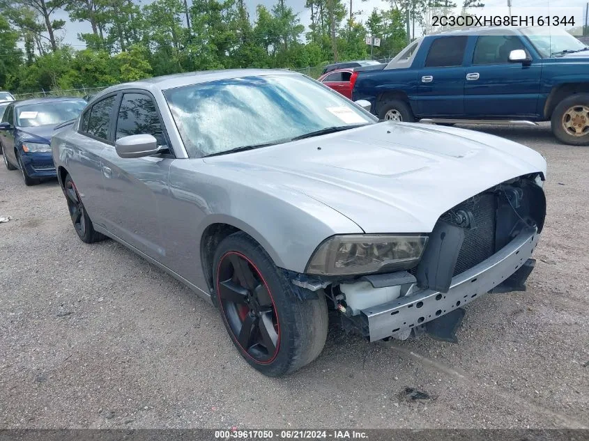 2014 Dodge Charger Sxt VIN: 2C3CDXHG8EH161344 Lot: 39617050