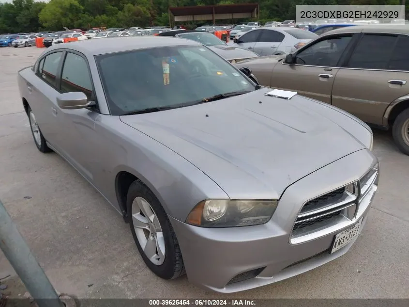 2C3CDXBG2EH242929 2014 Dodge Charger Se