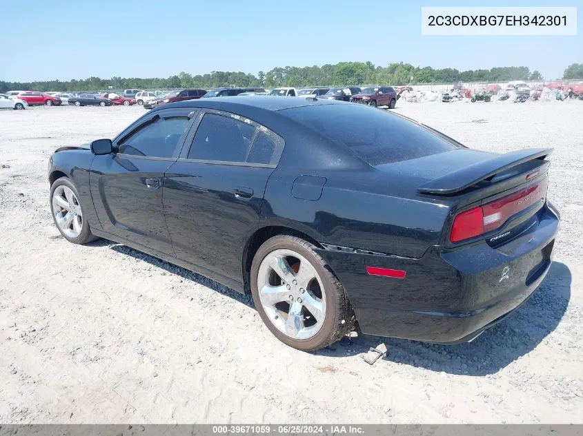 2014 Dodge Charger Se VIN: 2C3CDXBG7EH342301 Lot: 39671059