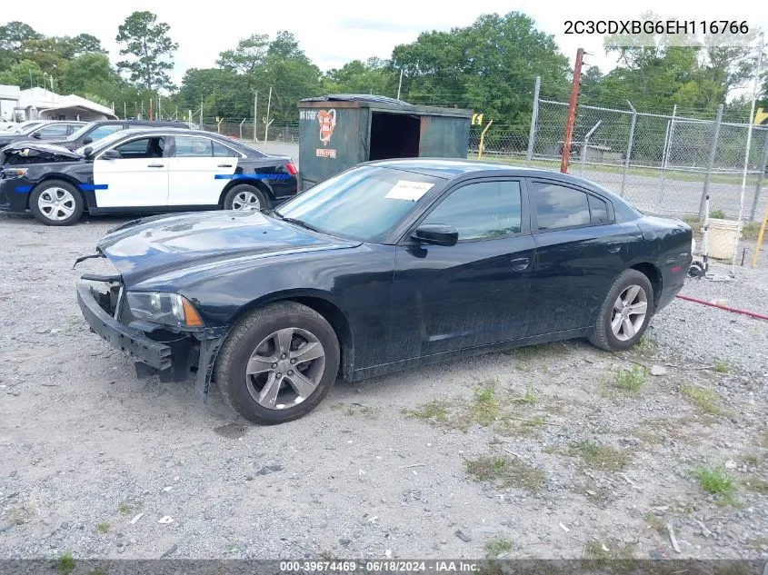 2C3CDXBG6EH116766 2014 Dodge Charger Se