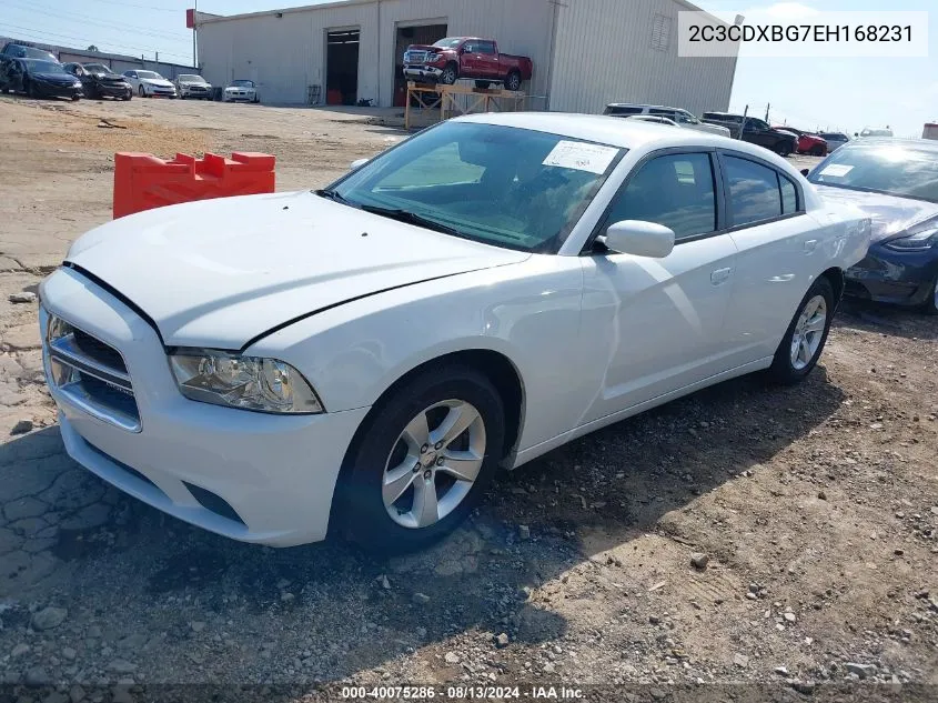 2014 Dodge Charger Se VIN: 2C3CDXBG7EH168231 Lot: 40075286