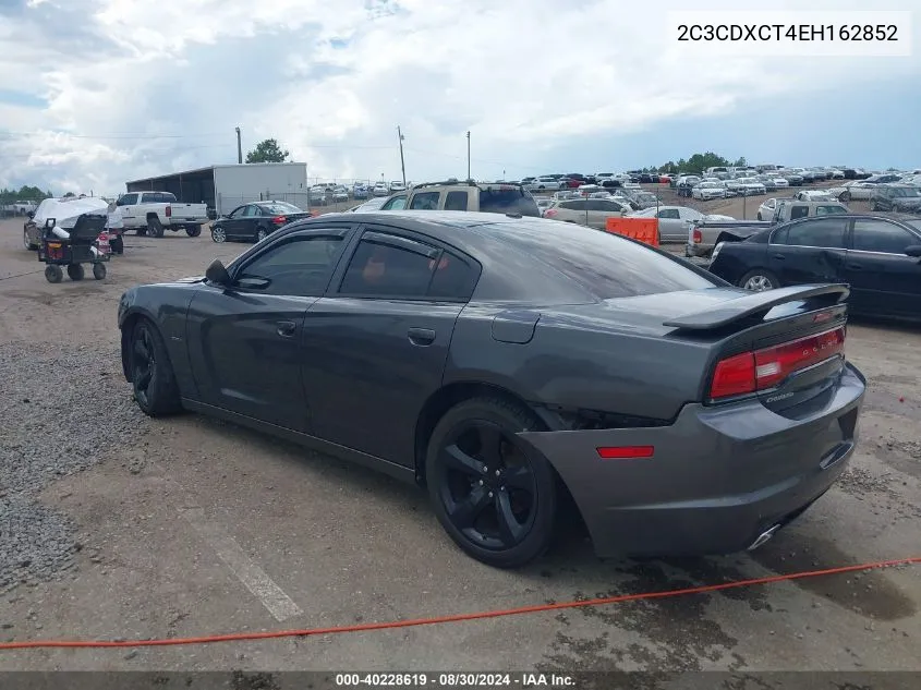 2014 Dodge Charger R/T VIN: 2C3CDXCT4EH162852 Lot: 40228619