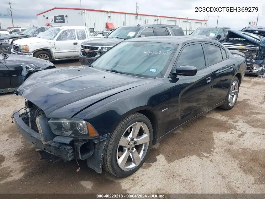 2014 Dodge Charger R/T Plus VIN: 2C3CDXCT5EH369279 Lot: 40229218