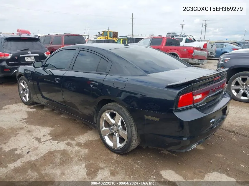 2014 Dodge Charger R/T Plus VIN: 2C3CDXCT5EH369279 Lot: 40229218