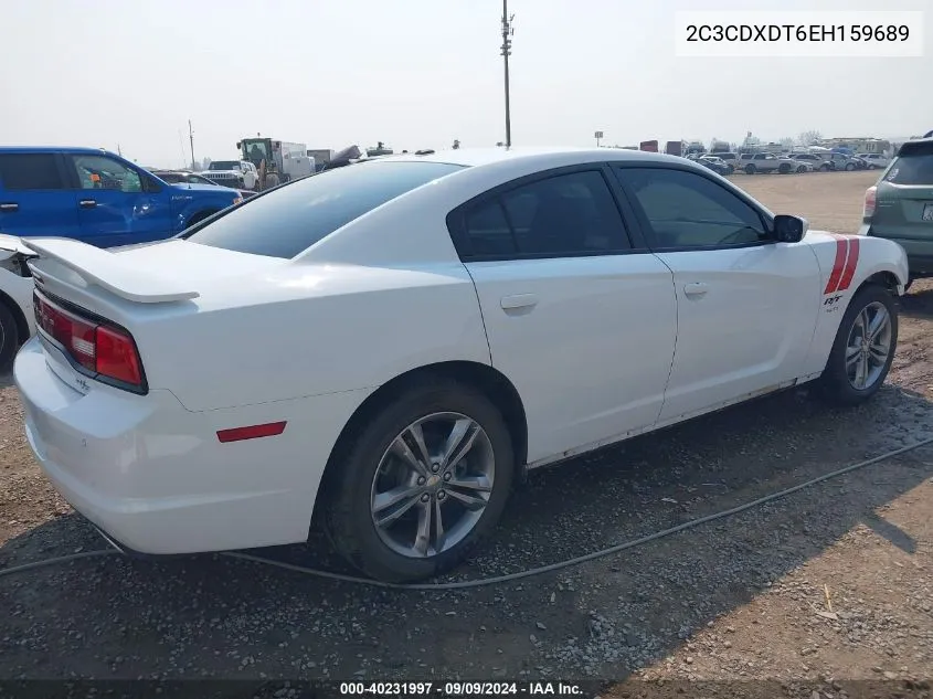 2014 Dodge Charger R/T Max VIN: 2C3CDXDT6EH159689 Lot: 40231997